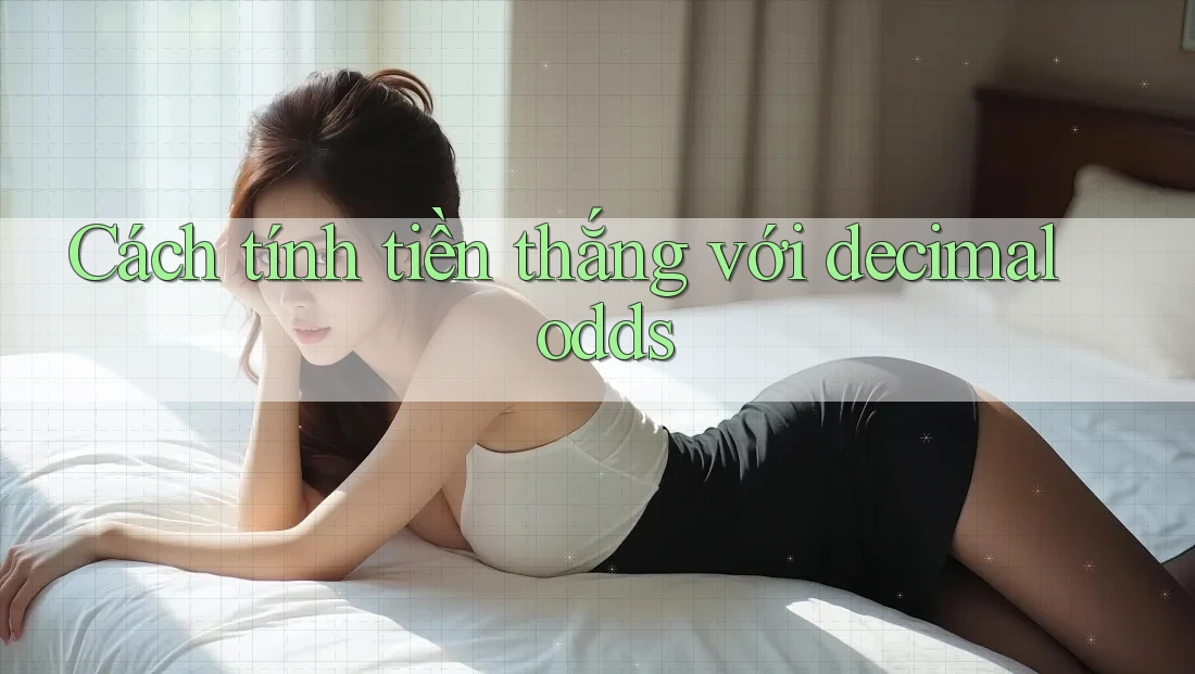 Cách tính tiền thắng với decimal odds Cách tính tiền thắng với decimal odds