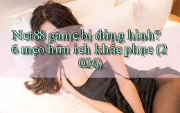 Net88 game bị đứng hình 6 mẹo hữu ích khắc phục (2026)