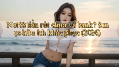 Net88 tiền rút chưa về bank 8 mẹo hữu ích khắc phục (2026)