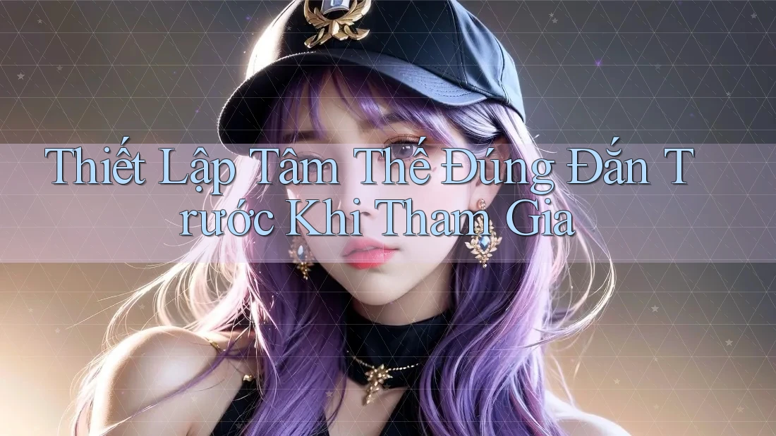 Thiết Lập Tâm Thế Đúng Đắn Trước Khi Tham Gia Thiết Lập Tâm Thế Đúng Đắn Trước Khi Tham Gia